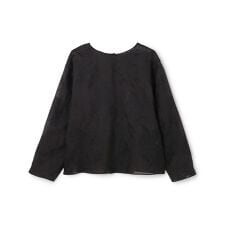 【前後着用可能の2WAY仕様】ボタニカル エンブロイダリー ブラウス