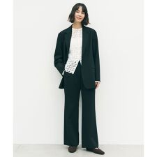 【セットアップ着用可/ウエストゴム】マイビューティ セミフレアパンツ