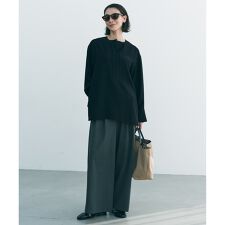 【セットアップ着用可】マイビューティ 側章ワイドパンツ