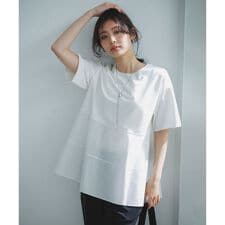 VERY掲載】BEAUTY FORM-T コンビティアード Tシャツ | アンフィーロ 