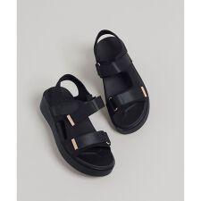 【洗える】厚底 ストラップサンダル