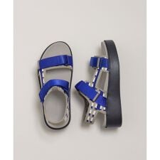 【洗える】厚底 ストラップサンダル