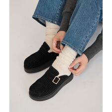 【洗える】厚底クロッグシューズ