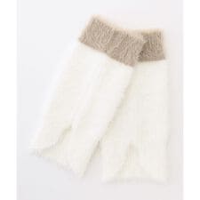 【洗える】ファー レッグウォーマー