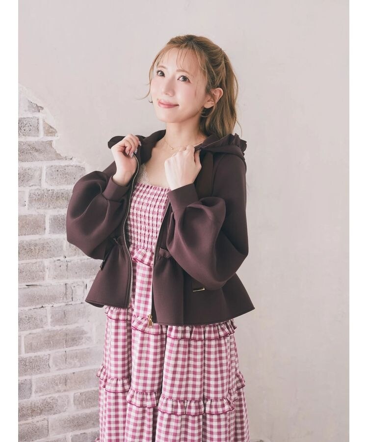 Areeam フレアスリーブレースリボンTシャツ 総柄リボン付きスカート セット ミニー ／ フレアスリーブレースリボンTシャツ | アリーム