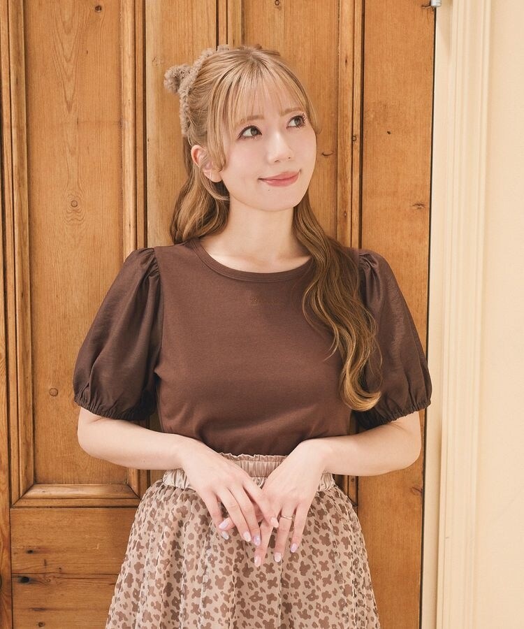 アリーム ディズニー ミニー フレアスリーブレースリボンTシャツ ミニー / フレアスリーブレースリボンTシャツ/Areeam（アリーム