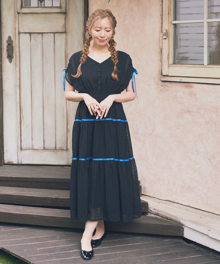 Areeam ロングワンピース ドッキングシャツワンピース/Areeam（アリーム）のシャツ