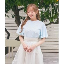 ミニー ／ フレアスリーブレースリボンTシャツ