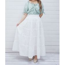 コットンレーススカート