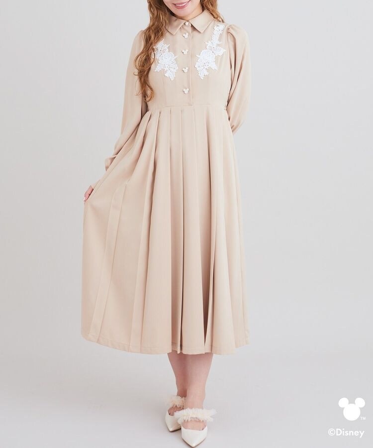 アナと雪の女王／エルサ／スノーフレークジャガードキャミワンピース