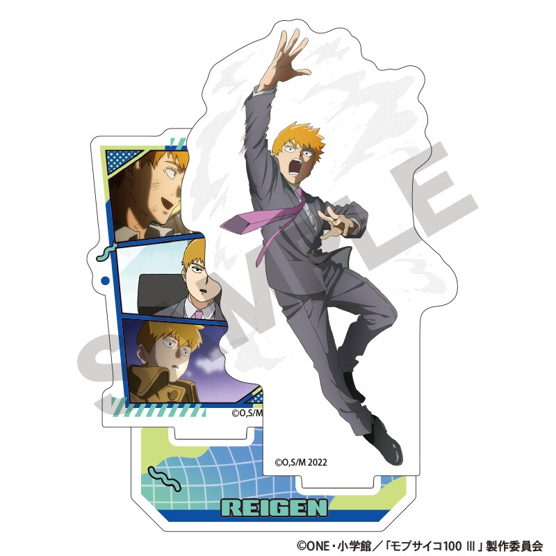 モブサイコ100 マルイ チェックスタイル アクリルスタンド アクスタ 霊幻新隆 モブサイコ100 III_アクリルスタンド 霊幻新隆2 | colleize