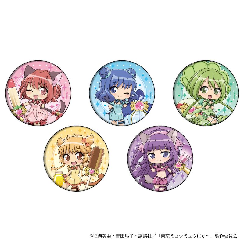 東京ミュウミュウ にゅ～_缶バッジ01/メイクアップver. ボックス