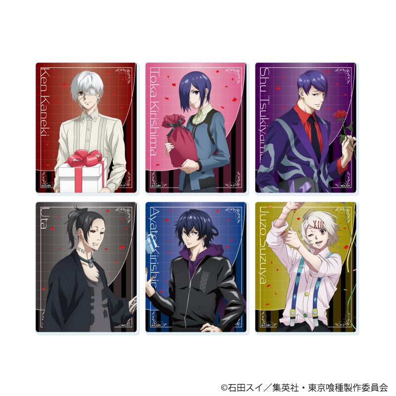 東京喰種_アクリルカード 01/お祝いver. BOX(全6種)(描き下ろし