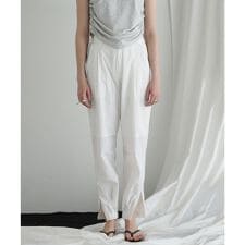 (CREOLME)サイドラインナイロンタックパンツ