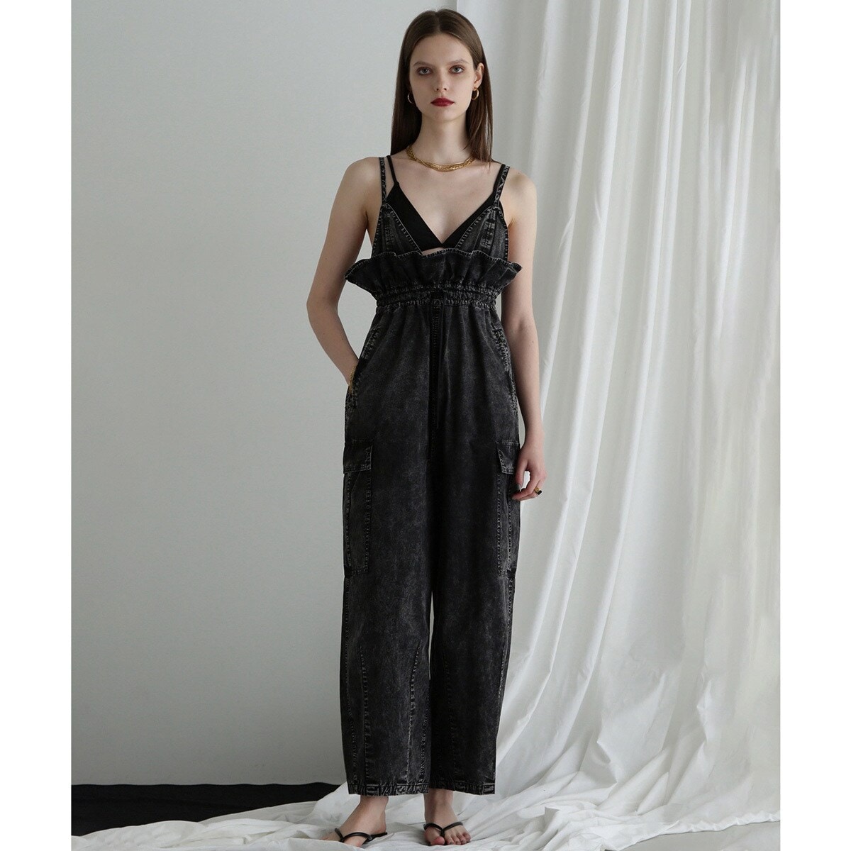 ドロストギャザーオールインワン | スローブ イエナ(SLOBE IENA