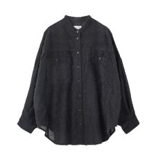 (GENE HEAVENS)FRINGE SHEER RELAX SHIRT
