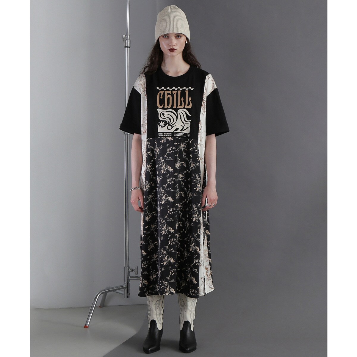 人気商品・限定商品ばかりの「超得 半額福袋」が販売開始 OKIRAKU×ROSEBUD)リメイクライク グラフィック ドッキング トップス