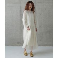 (CHIGNON)レースボリュームワンピース