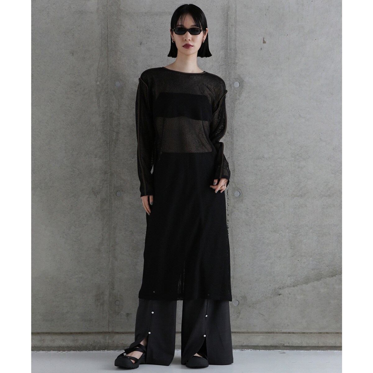 ローズバッド（ROSE BUD）/(CHIGNON)異素材ベアコンビネゾン CHIGNON)異素材ベアコンビネゾン | ローズバッド(ROSE BUD) | マルイ