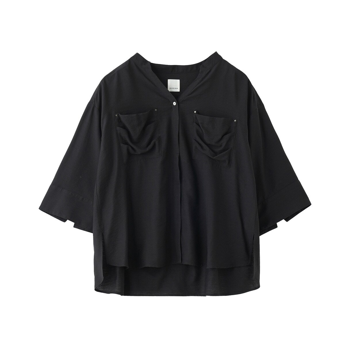 OKIRAKU×ROSE BUD)SPRAY PRINT LIKE BLOUSE | ローズバッド(ROSE