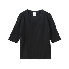 RIB KNIT PULLOVER