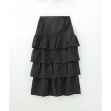 NYLON FRILL SKIRT