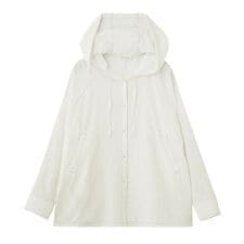 (CREOLME)HOODED BIG SHIRT
