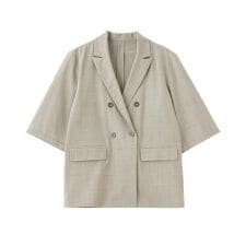 (CREOLME)HALF SLEEVE TAILORED JACKET