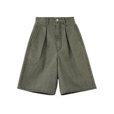 (CREOLME)TUCK HALF PANTS