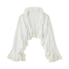 (mag.by c)COTTON FRILL BOLERO