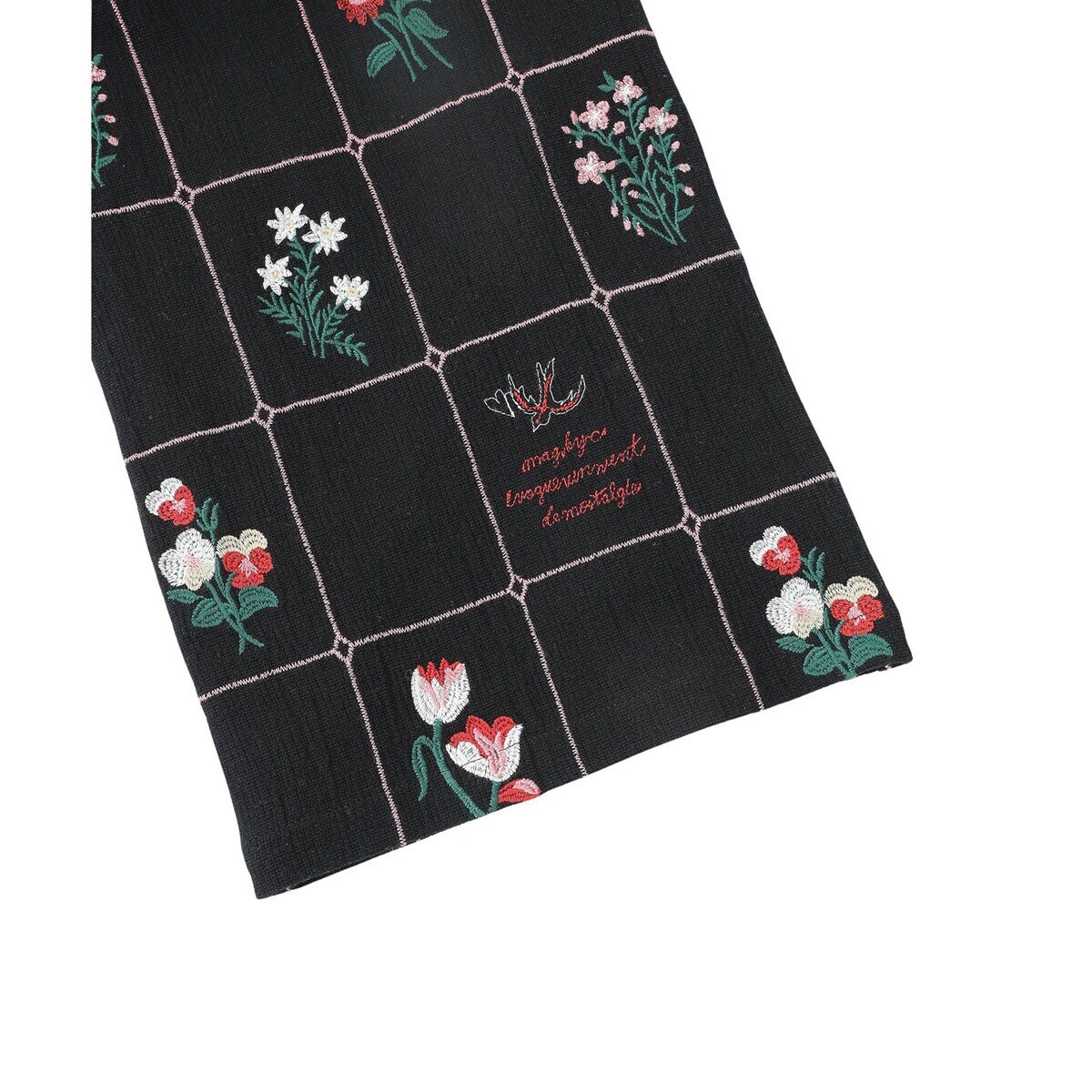 mag.by c)FLOWER EMBROIDERY PANTS | ローズバッド(ROSE BUD