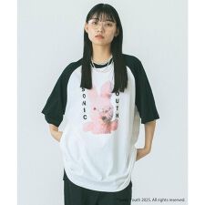 CREOLME/SONIC YOUTH RAGLAN TEE