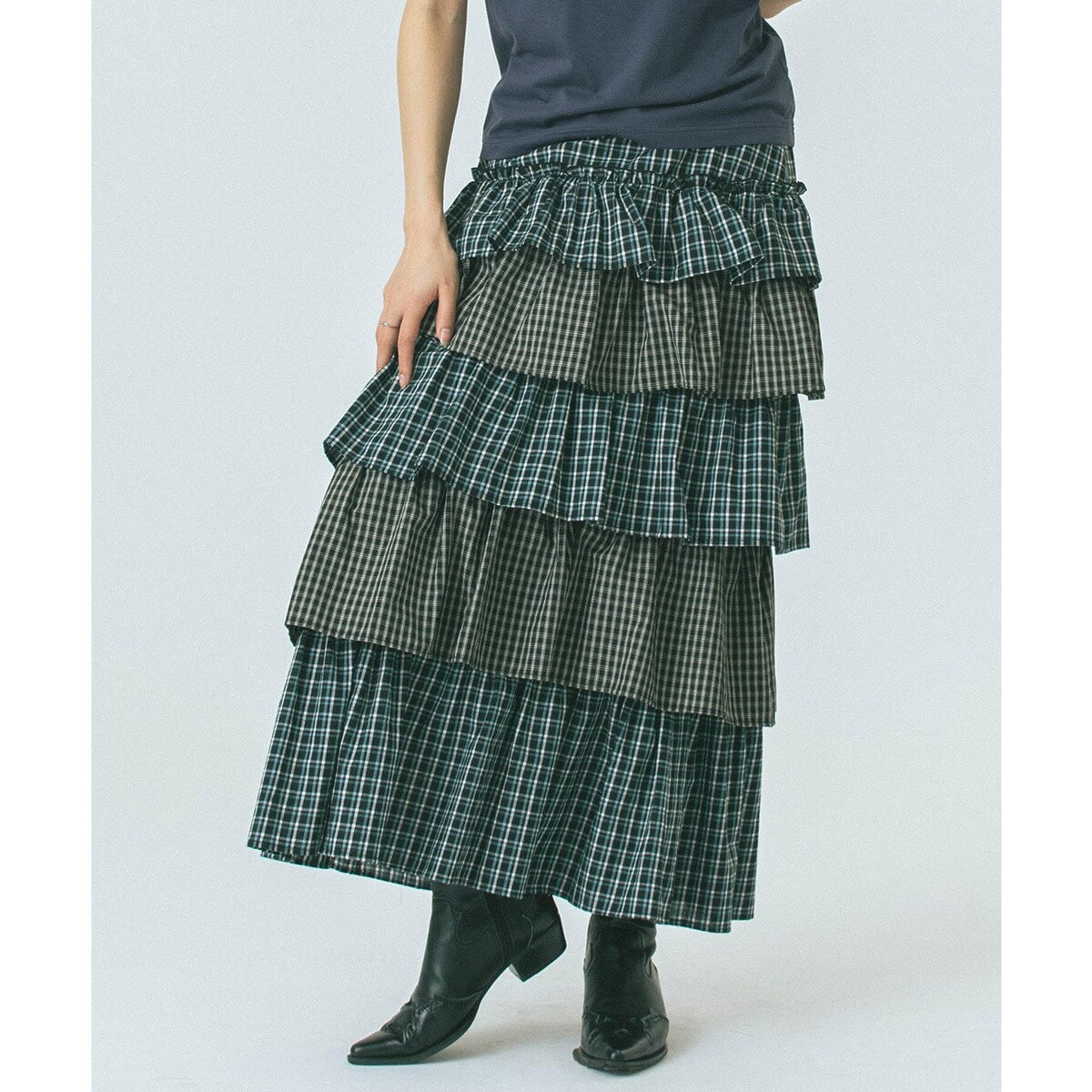 ローズバッド ROSE BUD 23AW ティアードスカート ROSE BUD スカート ティアードスカート : ZOZOTOWN Yahoo!店