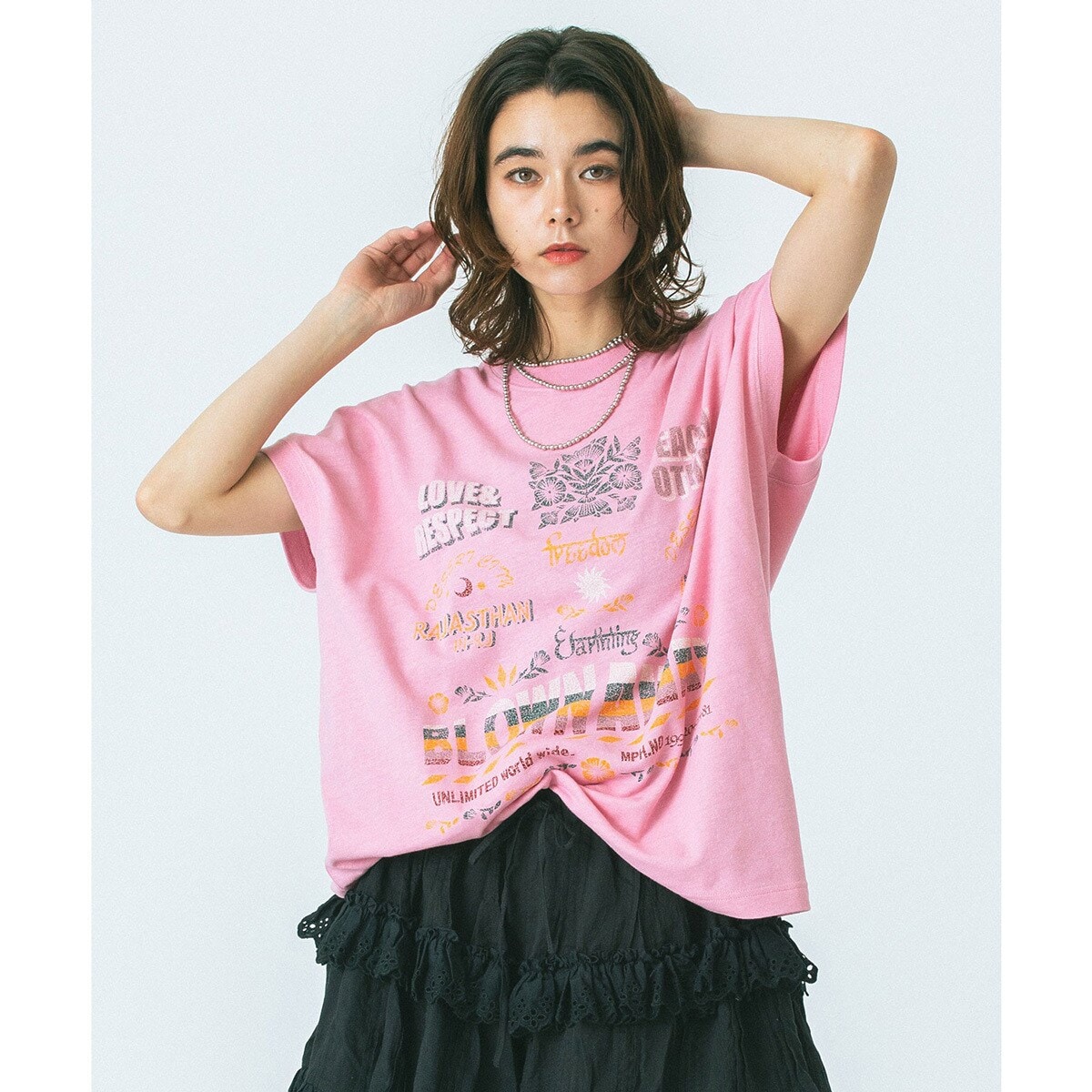 ORCIVAL/オーシバル ゴブソデボーダーTEE #ORC0136 | スローブ