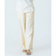 HLAADAforROSEBUD/EMBROIDERY PANTS