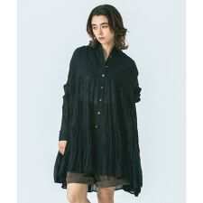 HLAADAforROSEBUD/COTTON VOILE TUNIC SHIRTS DRESS