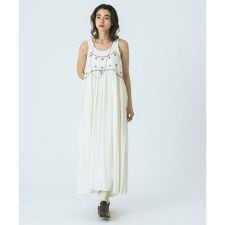 HLAADA for ROSE BUD/EMBROIDERY SLIP DRESS