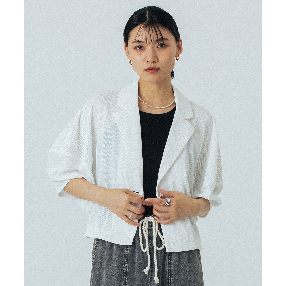 Fake leather jacket | ヘリンドットサイ(HeRIN.CYE) | マルイウェブ