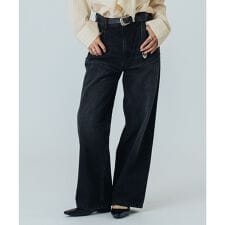 CREOLME/WIDE DENIM PANTS