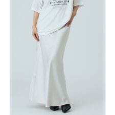 CREOLME/SATIN LONG SKIRT