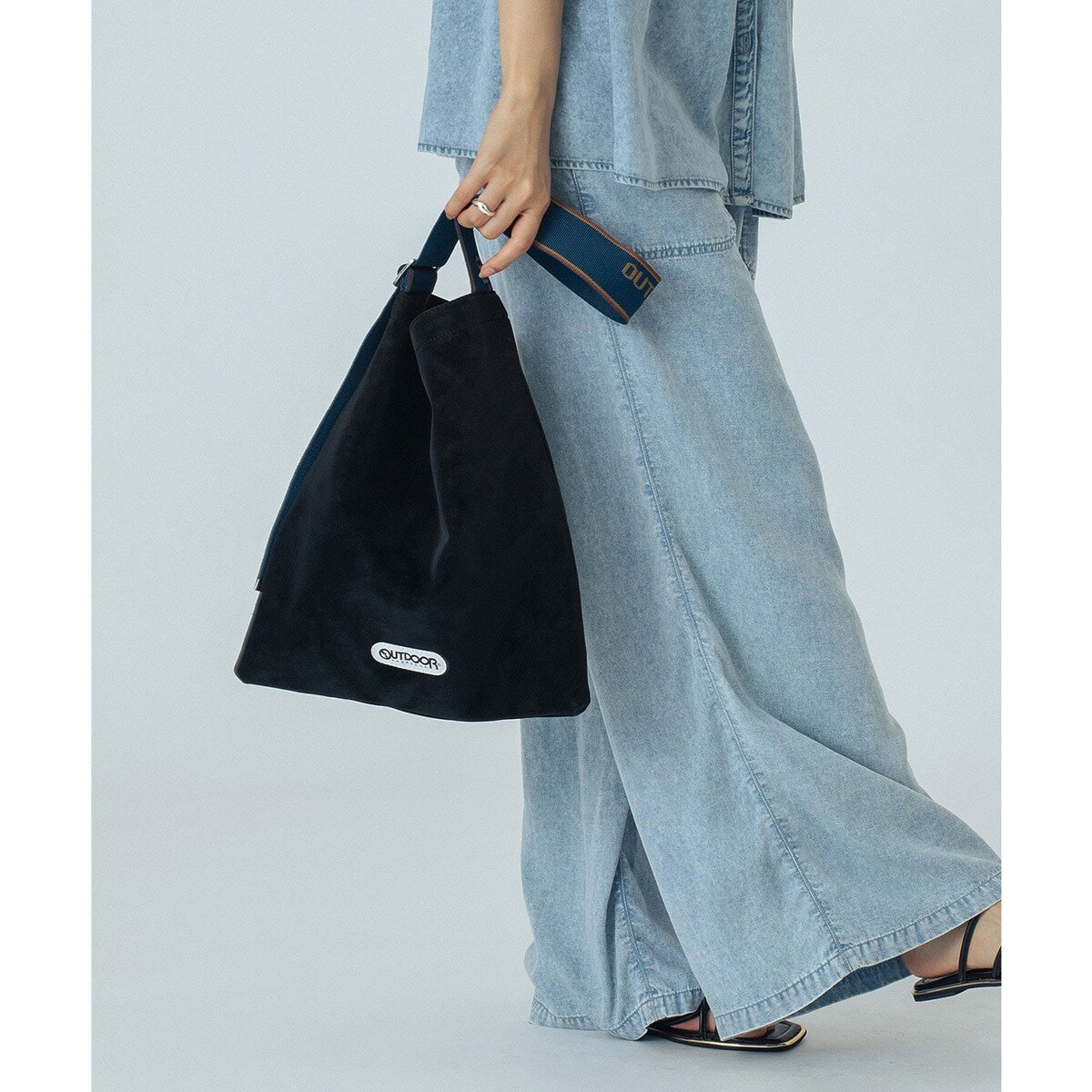 ROSE BUD ロングジレ【美品】 新品♪ROSE BUD 】ノーカラーダブルロングジレ - メルカリ