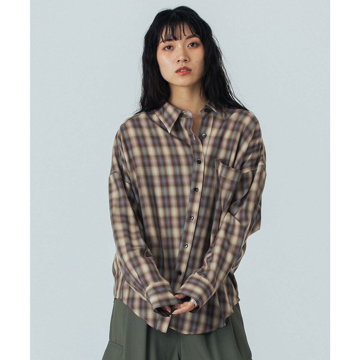ローズバッド（ROSE BUD）/mici/ASYMMETRY SHIRT mici/ASYMMETRY SHIRT | ローズバッド(ROSE BUD) | マルイウェブチャネル