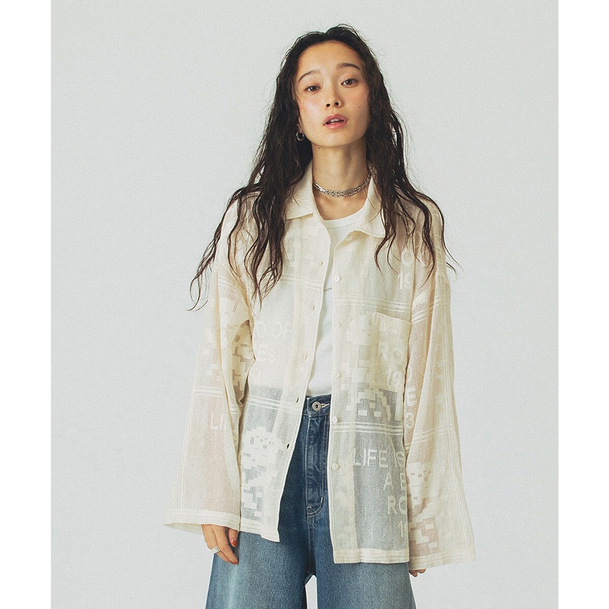 ORIGINAL LACE SHIRT | ローズバッド(ROSE BUD) | マルイウェブチャネル