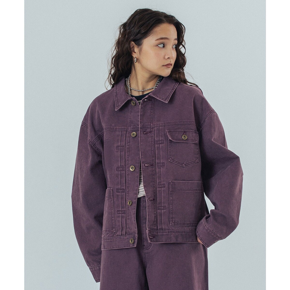 専用 24AW LILY BROWN CANDY STOCK デニムジャケット LILY BROWN｜[L.B CANDY STOCK]ビジュースタッズデニム