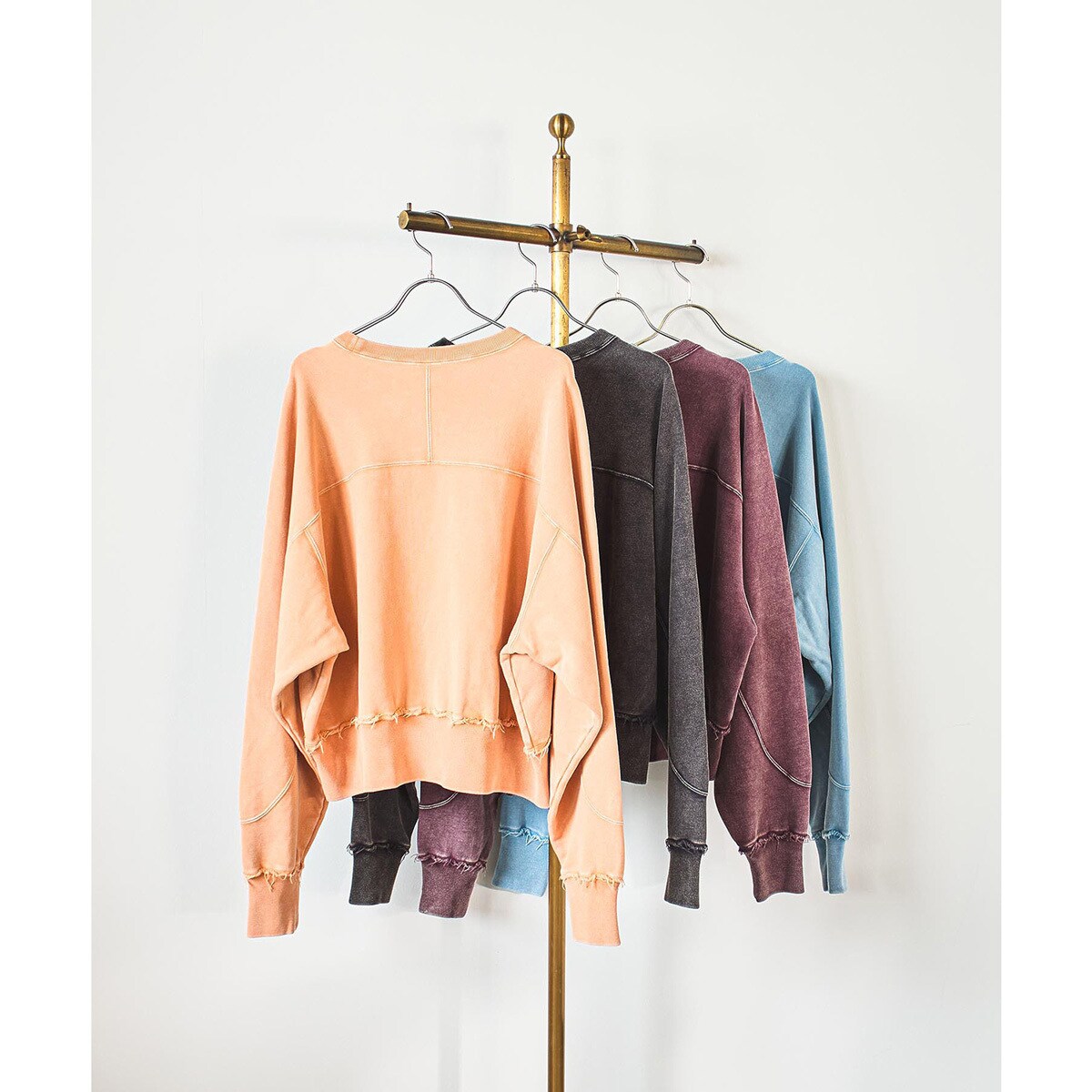 Champion別注】ROSE BUD×Champion HEAVY WASH SWEAT