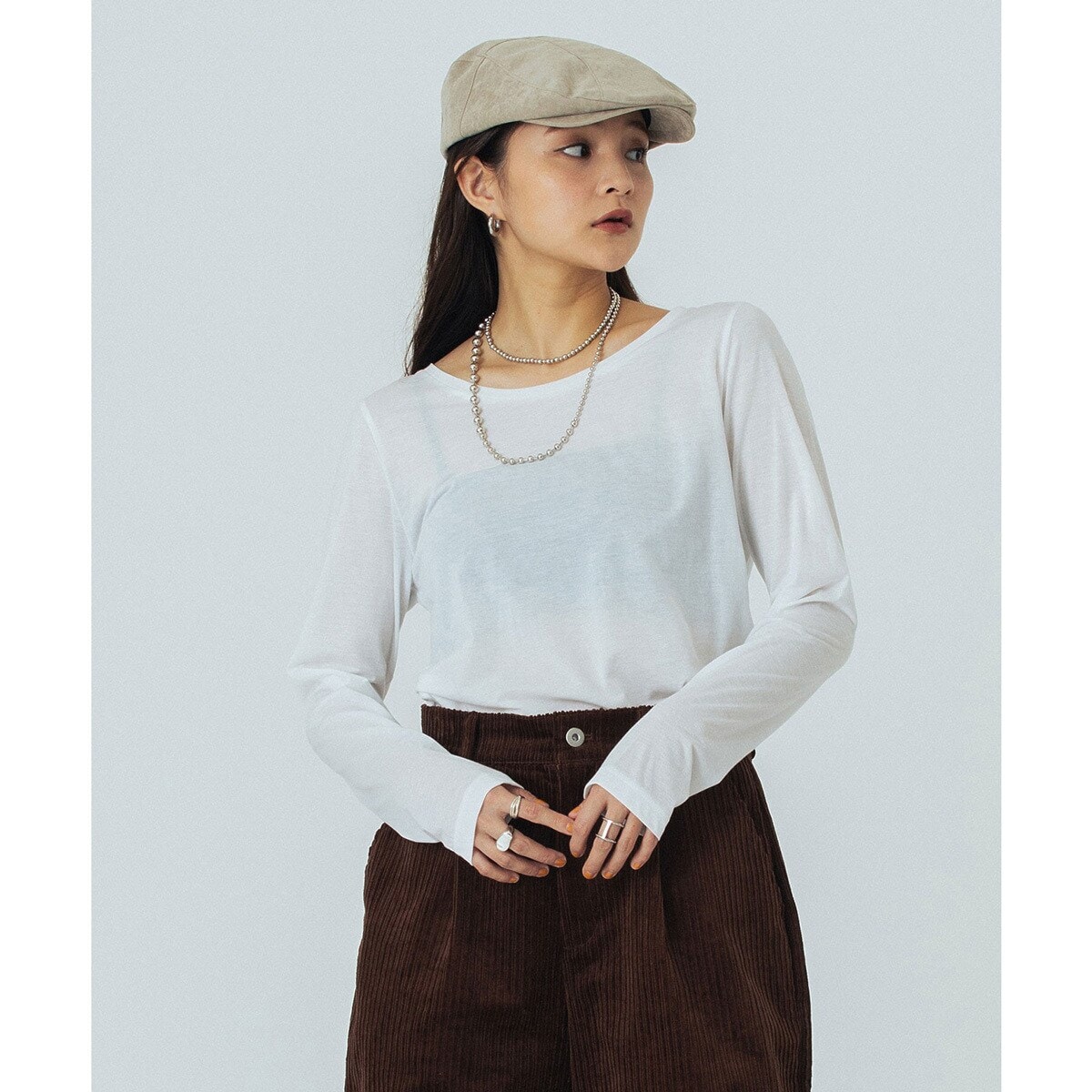 SHEER L/S TOP | ローズバッド(ROSE BUD) | マルイウェブチャネル