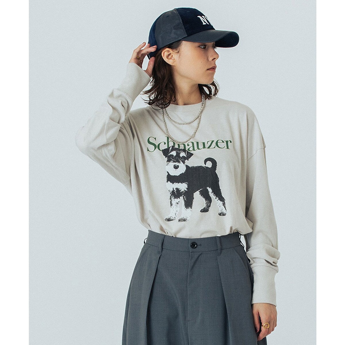 ローズバッド（ROSE BUD）/CREOLME/DOG GRAPHIC L/S TEE CREOLME/DOG GRAPHIC L/S TEE | ローズバッド(ROSE BUD) | マルイ