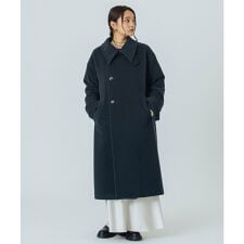 STAND FALL COLLAR LONG COAT