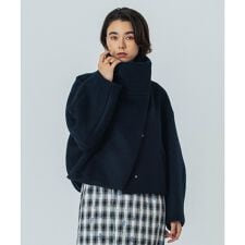 mici/BIG STAND COLLAR BLOUSON
