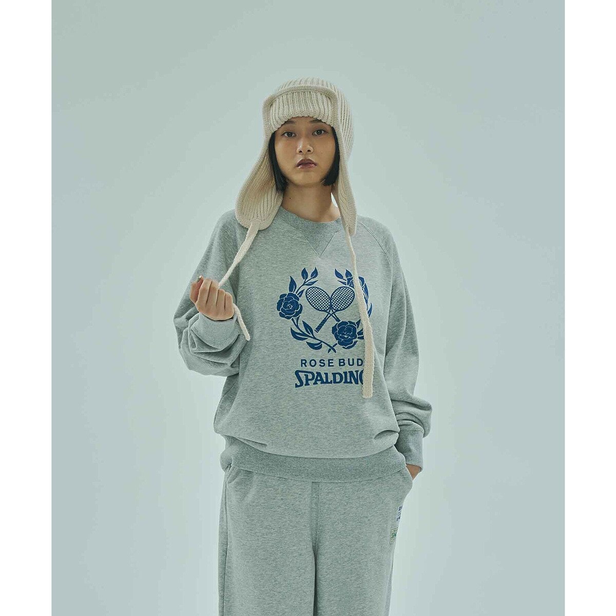 ジーンヘブンズ ローズバッド エンブロイダリーロゴ フリンジ